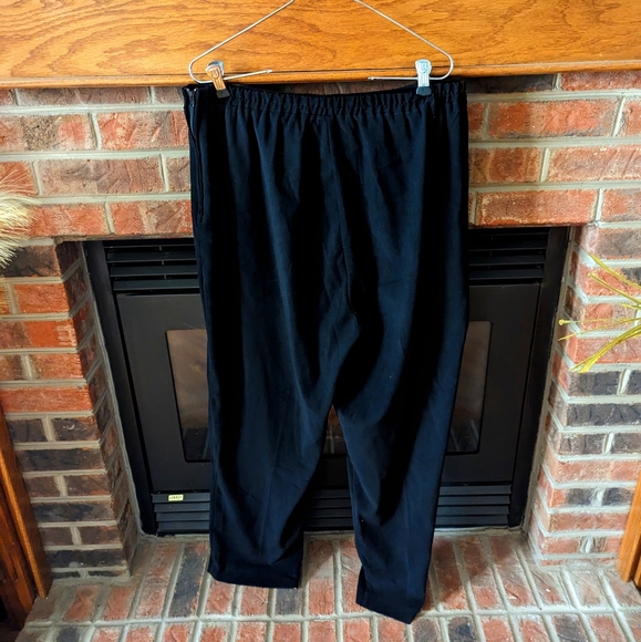 Go Go brand black lounge pants women's plus size 1x - Picture 2 of 2